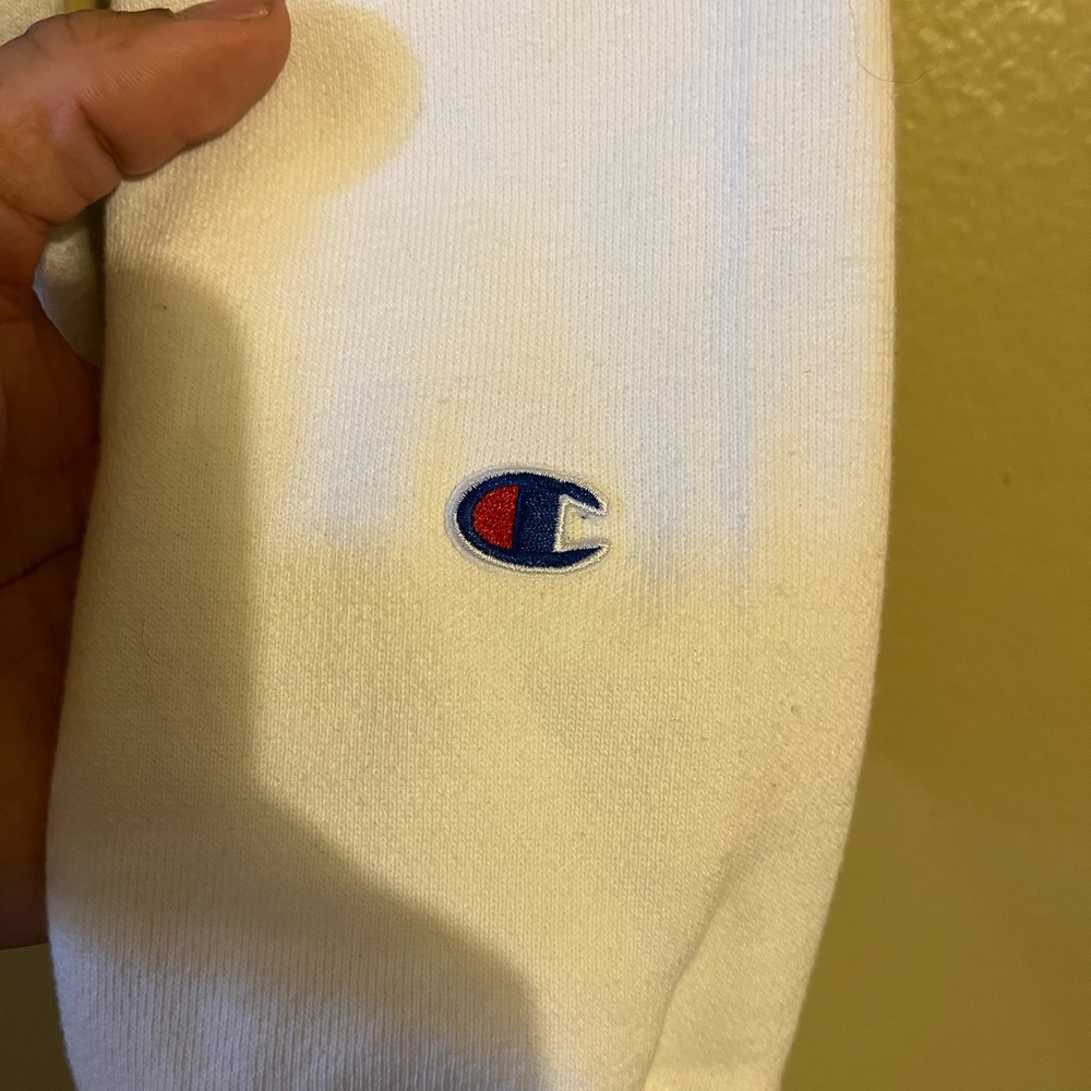Men’s White Champion Crewneck - Picture 4 of 5
